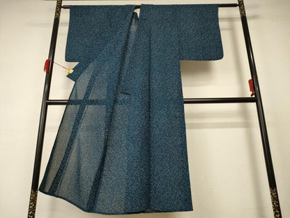 平和屋着物＊夏物 小紋 絽 霞文 正絹 逸品 AABD3381jd