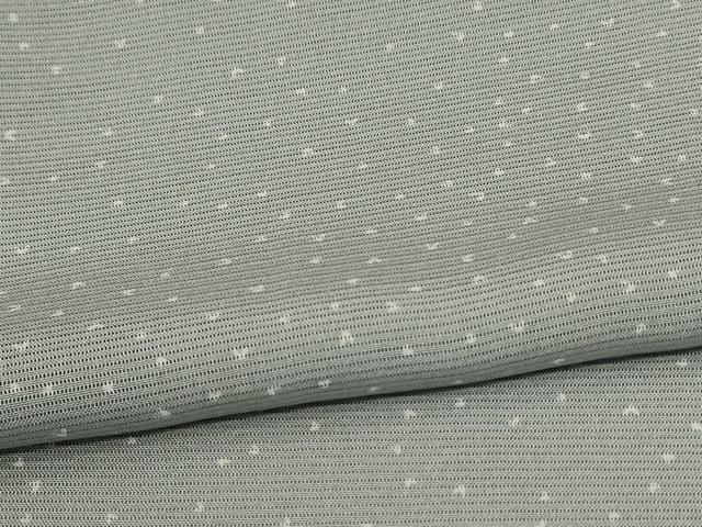平和屋着物＊夏物 二代目 川村久太郎 小紋 絽 霞文 正絹 逸品 AABD3382jd