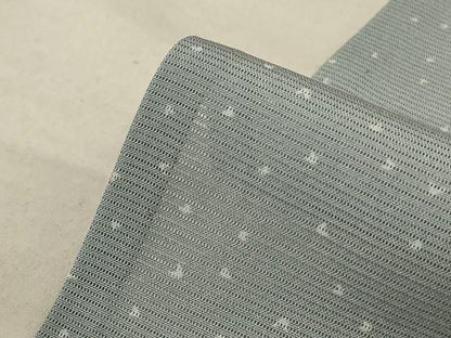 平和屋着物＊夏物 二代目 川村久太郎 小紋 絽 霞文 正絹 逸品 AABD3382jd