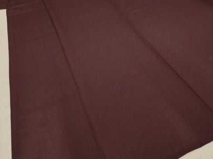 平和屋着物＊夏物 色無地 絽 黒鳶色 正絹 逸品 AABD3387jd