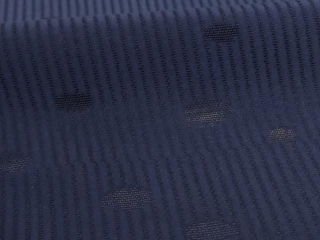 平和屋着物＊夏物 色無地 縦絽 青褐色 正絹 逸品 AABD3388jd