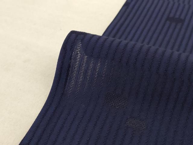 平和屋着物＊夏物 色無地 縦絽 青褐色 正絹 逸品 AABD3388jd
