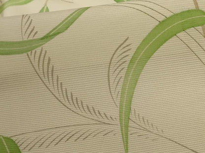 平和屋着物＊夏物 小紋 絽 枝葉文 正絹 逸品 AABD3390jd