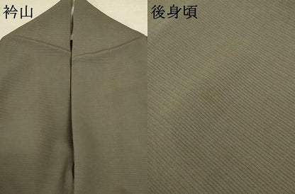 平和屋着物＊夏物 色無地 絽 岩井茶色 正絹 逸品 AABD3400jd