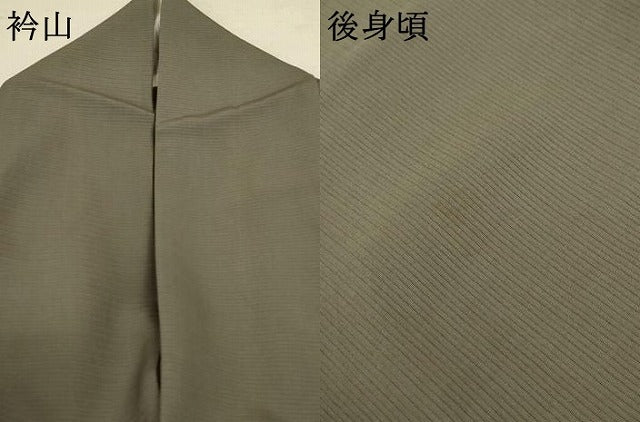 平和屋着物＊夏物 色無地 絽 岩井茶色 正絹 逸品 AABD3400jd