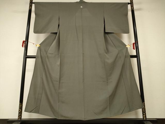 平和屋着物＊夏物 色無地 絽 岩井茶色 正絹 逸品 AABD3400jd