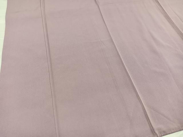 平和屋着物●上質な色無地 薄柿色 正絹 逸品 AABD3407ph