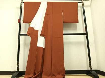 平和屋着物●江戸小紋 極小鮫小紋柄 ロング丈 正絹 逸品 AABD3415ph