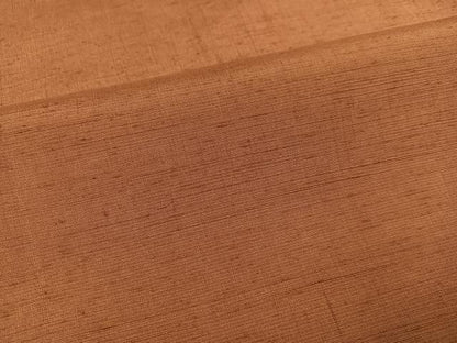 平和屋着物●上質な紬 色無地 繻色 正絹 逸品 AABD3419ph