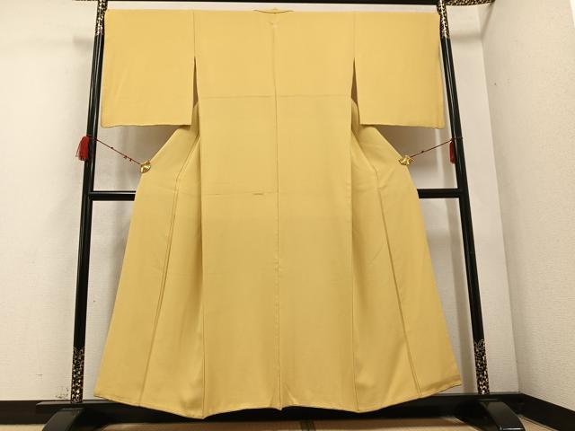 平和屋着物●上質な色無地　砥粉色　鈴乃屋扱い　正絹　逸品　AABD3428ph
