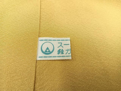 平和屋着物●上質な色無地　砥粉色　鈴乃屋扱い　正絹　逸品　AABD3428ph
