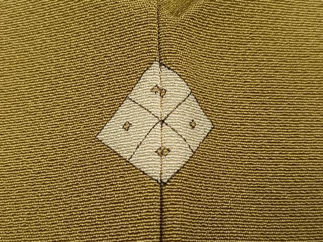 平和屋着物●上質な色無地　桑染色　正絹　逸品　AABD3429ph
