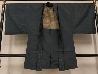 平和屋着物●男性 本場村山大島紬 アンサンブル 亀甲絣 正絹 逸品 AABD3441ph
