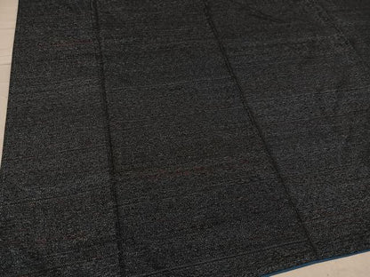 平和屋着物●本場大島紬 残糸織 やたら織 霞文 正絹 逸品 AABD3455ph