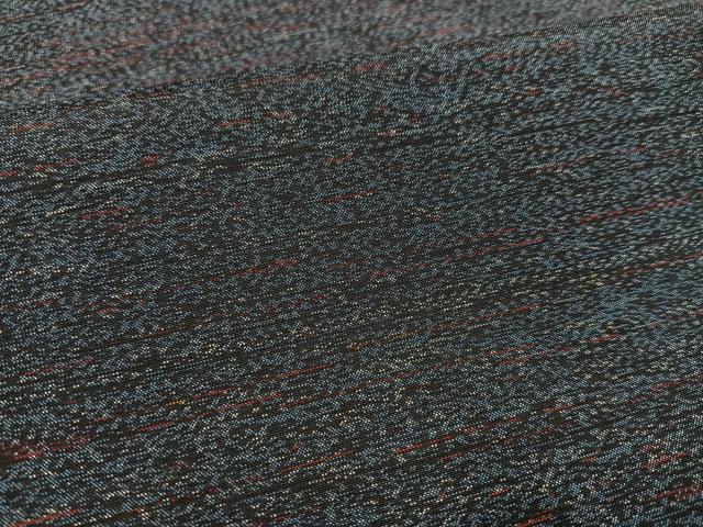 平和屋着物●本場大島紬 残糸織 やたら織 霞文 正絹 逸品 AABD3455ph