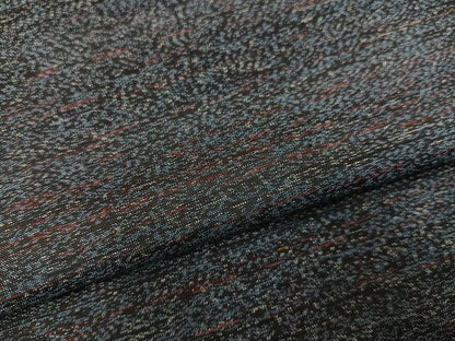 平和屋着物●本場大島紬 残糸織 やたら織 霞文 正絹 逸品 AABD3455ph