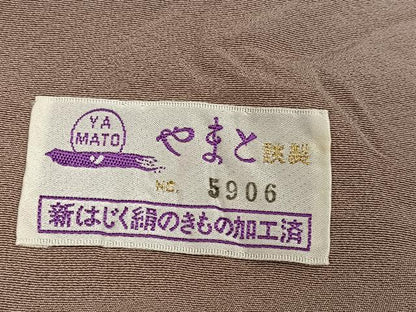 平和屋着物●十日町友禅作家　阿部佳雪　色留袖　飛鶴花冊子文　金彩　やまと誂製　正絹　逸品　AABD3466ph