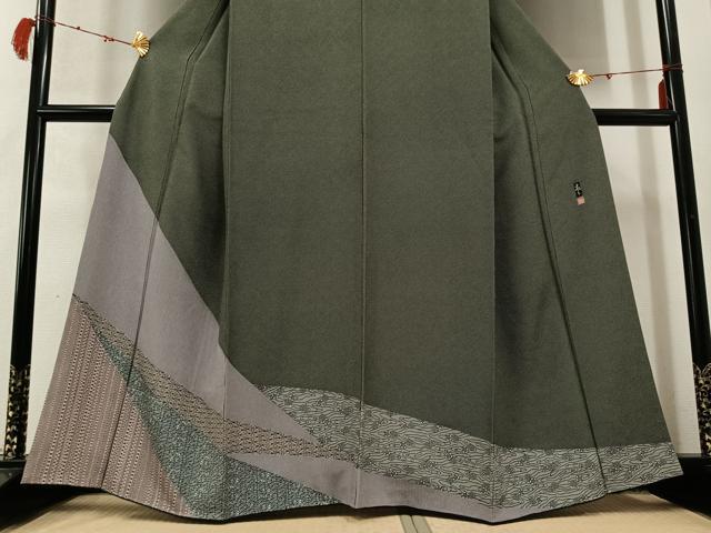 平和屋着物●訪問着　作家物　花文　正絹　逸品　AABD3477ph