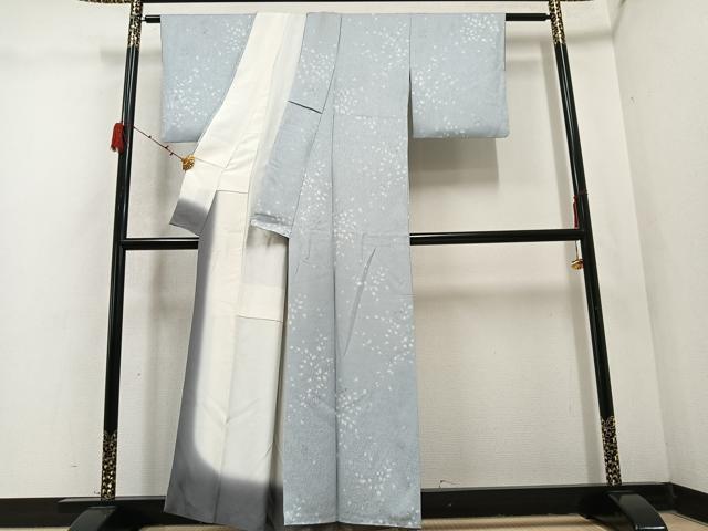 平和屋着物●上質な小紋　舞花文　正絹　逸品　AABD3935ph