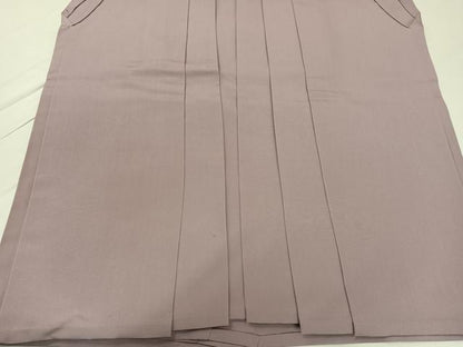 平和屋着物●男性 馬乗り袴 色無地 薄柿色 正絹 逸品 AABD3957ph