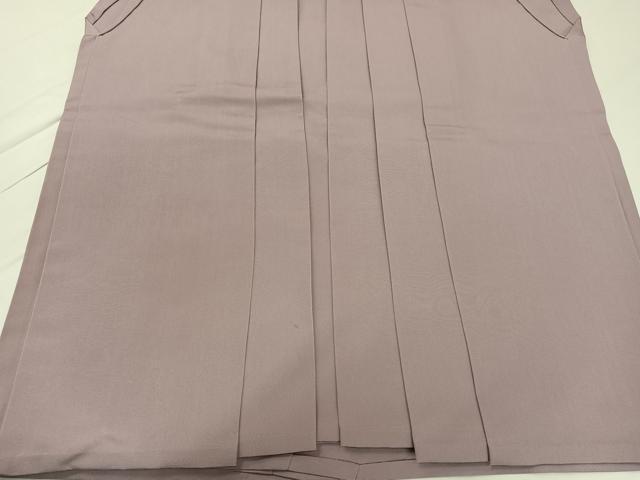 平和屋着物●男性 馬乗り袴 色無地 薄柿色 正絹 逸品 AABD3957ph