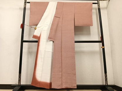 平和屋着物●江戸小紋 角通し 正絹 逸品 AABD3962ph