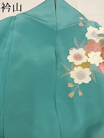 平和屋着物●豪華振袖 友禅 作家物 駒刺繍 草花文 暈し染め 金彩 正絹 逸品 AABD3981ph