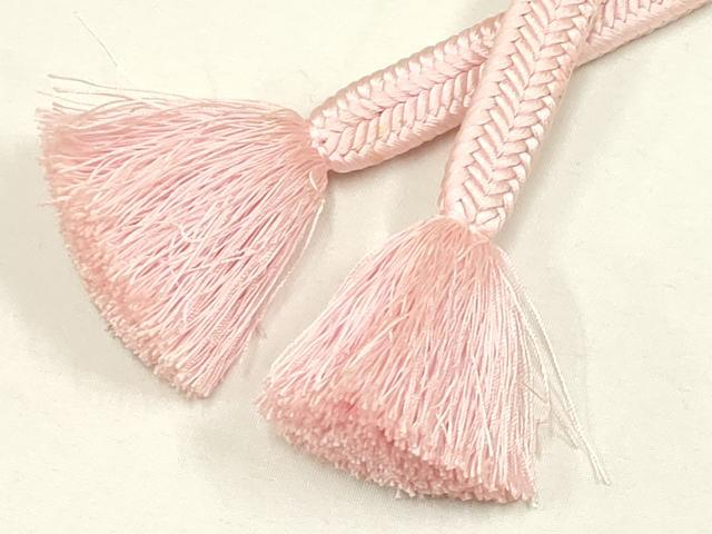平和屋着物●極上　有職組紐道明　帯締め　冠組　珊瑚色　宮内庁御用　国立博物館御用　東京芸術大学御用 　逸品　AABD4141ay