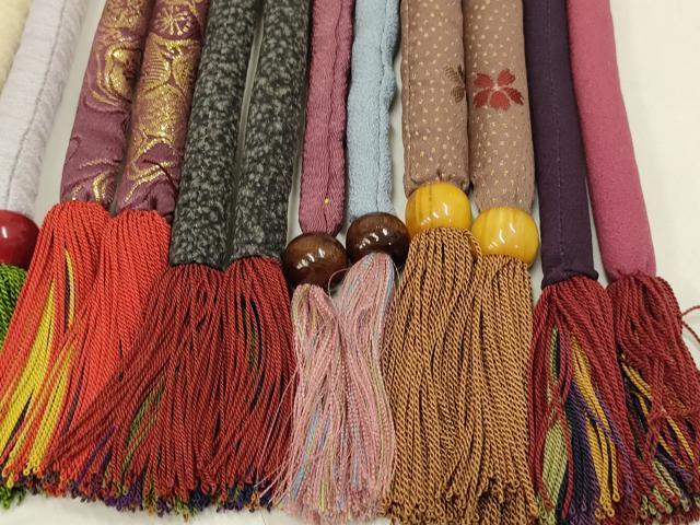 平和屋着物●和装小物　帯締め10本セット　礼装用　丸組　長尺あり　金糸　逸品　未使用　CABF7313ju 平和屋着物○和装小物 帯締め10本セット 笹浪組 礼装用 三越