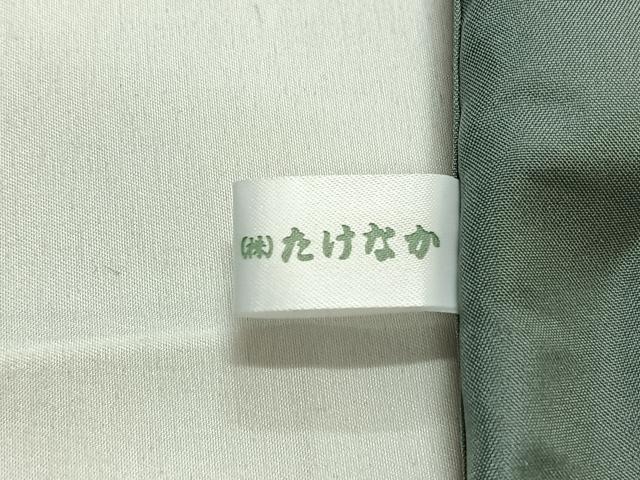 平和屋着物■上質な紬 幾何学文様 正絹 逸品 AABD4289jh