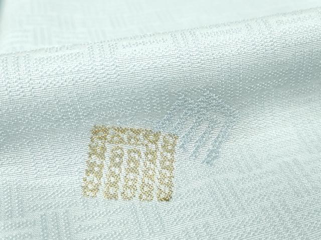 平和屋着物●お召 源氏香 寿光織 金糸 正絹 逸品 AABD4353ck