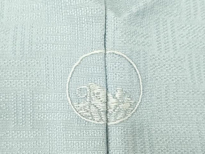 平和屋着物●お召 源氏香 寿光織 金糸 正絹 逸品 AABD4353ck