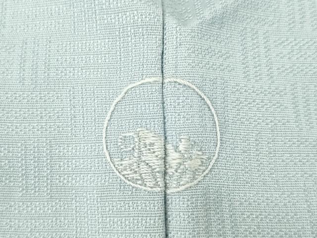 平和屋着物●お召 源氏香 寿光織 金糸 正絹 逸品 AABD4353ck