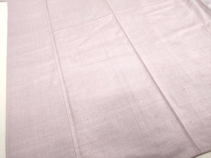 平和屋着物●結城紬　色無地　梅鼠色　正絹　逸品　AABD4363ck