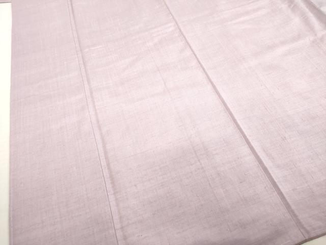 平和屋着物●結城紬　色無地　梅鼠色　正絹　逸品　AABD4363ck