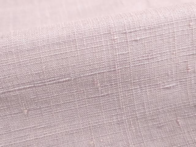 平和屋着物●結城紬　色無地　梅鼠色　正絹　逸品　AABD4363ck