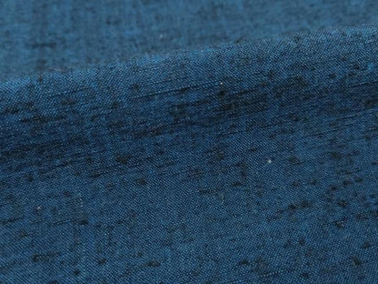 平和屋着物●男性　紬　アンサンブル　藍鉄色　正絹　逸品　AABD4366ck