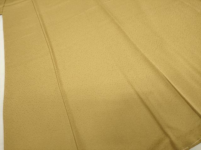 平和屋着物●世界的友禅作家 千地泰弘 色無地 桑茶色 正絹 逸品 AABD4376ck