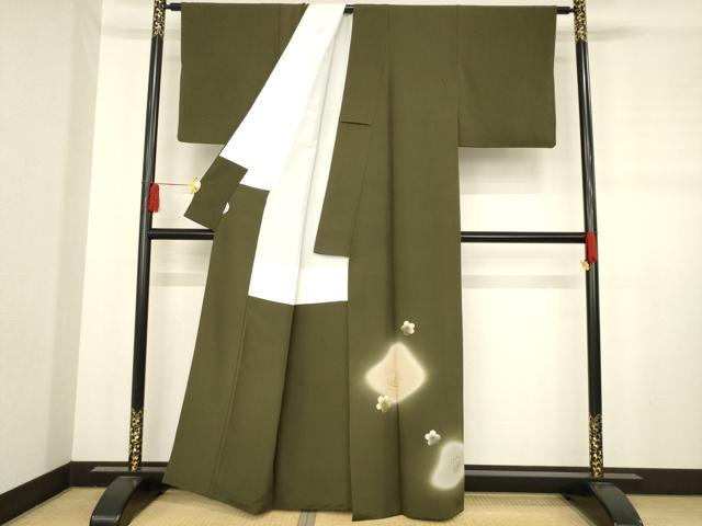 平和屋着物●訪問着 梅 正絹 逸品 AABD4390ck