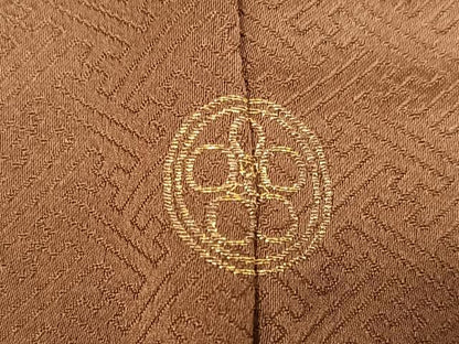 平和屋着物●訪問着 駒刺繍 流水草花文 金彩 正絹 逸品 AABD4429ph