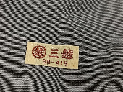 平和屋着物●上質な小紋 桜花弁 金彩 鬼しぼ縮緬 三越扱い 正絹 逸品 AABD4431ph