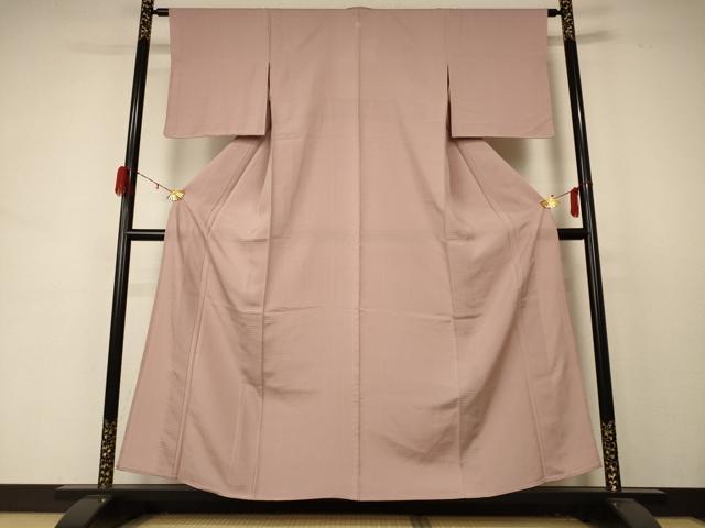 平和屋着物＊夏物 色無地 絽 梅染色 正絹 逸品 AABD4482jd