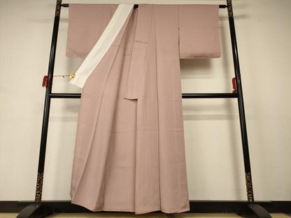 平和屋着物＊夏物 色無地 絽 梅染色 正絹 逸品 AABD4482jd