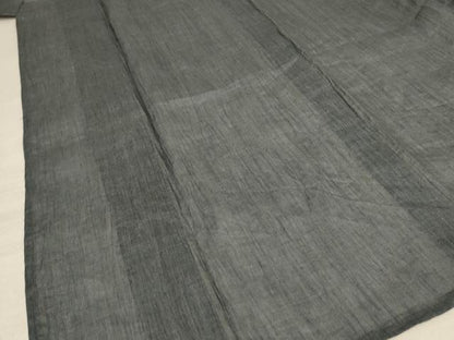 平和屋着物＊夏物 小千谷ちぢみ 山鳩色 麻 逸品 AABD4492jd