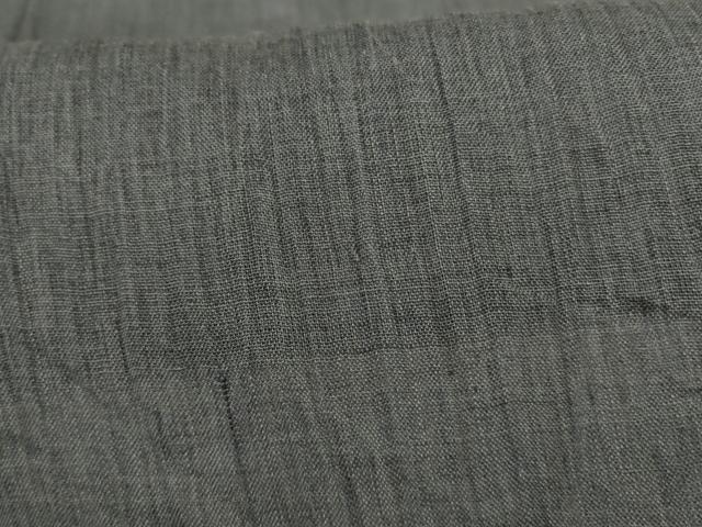 平和屋着物＊夏物　小千谷ちぢみ　山鳩色　麻　逸品　AABD4492jd 平和屋着物＊夏物 小千谷ちぢみ 山鳩色 麻 逸品 AABD4492jd