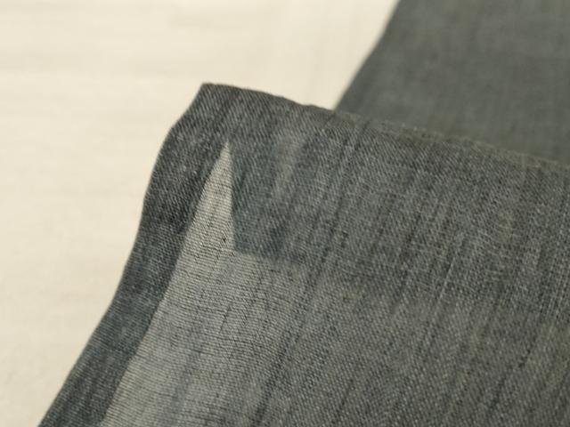 平和屋着物＊夏物　小千谷ちぢみ　山鳩色　麻　逸品　AABD4492jd 平和屋着物＊夏物 小千谷ちぢみ 山鳩色 麻 逸品 AABD4492jd