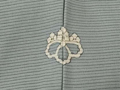 平和屋着物＊夏物 訪問着 絽 駒刺繍 立波草葉文 銀彩 正絹 逸品 AABD4495jd
