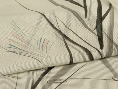 平和屋着物＊夏物 訪問着 絽 草葉文 洗える着物 AABD4500jd