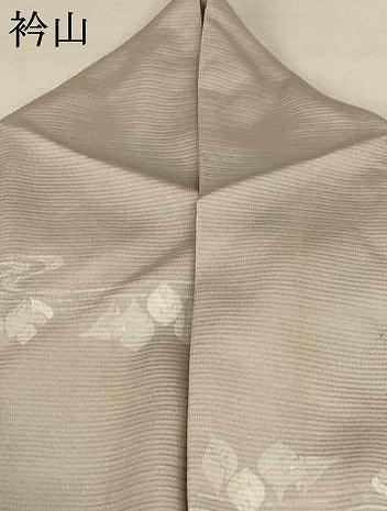 平和屋着物＊夏物 小紋 絽 流水草花文 正絹 逸品 AABD4502jd