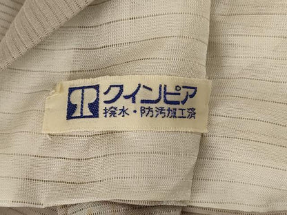 平和屋着物＊夏物 小紋 絽 流水草花文 正絹 逸品 AABD4502jd